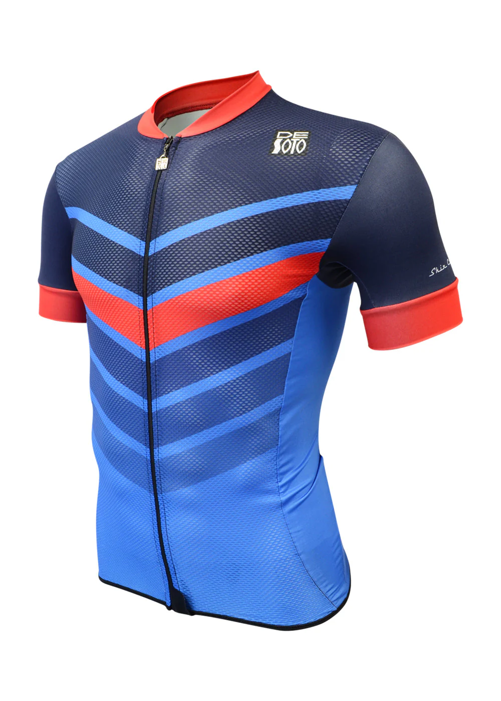 Men's Skin Cooler Full Zip Top - Chevron - Size Small - Image 2