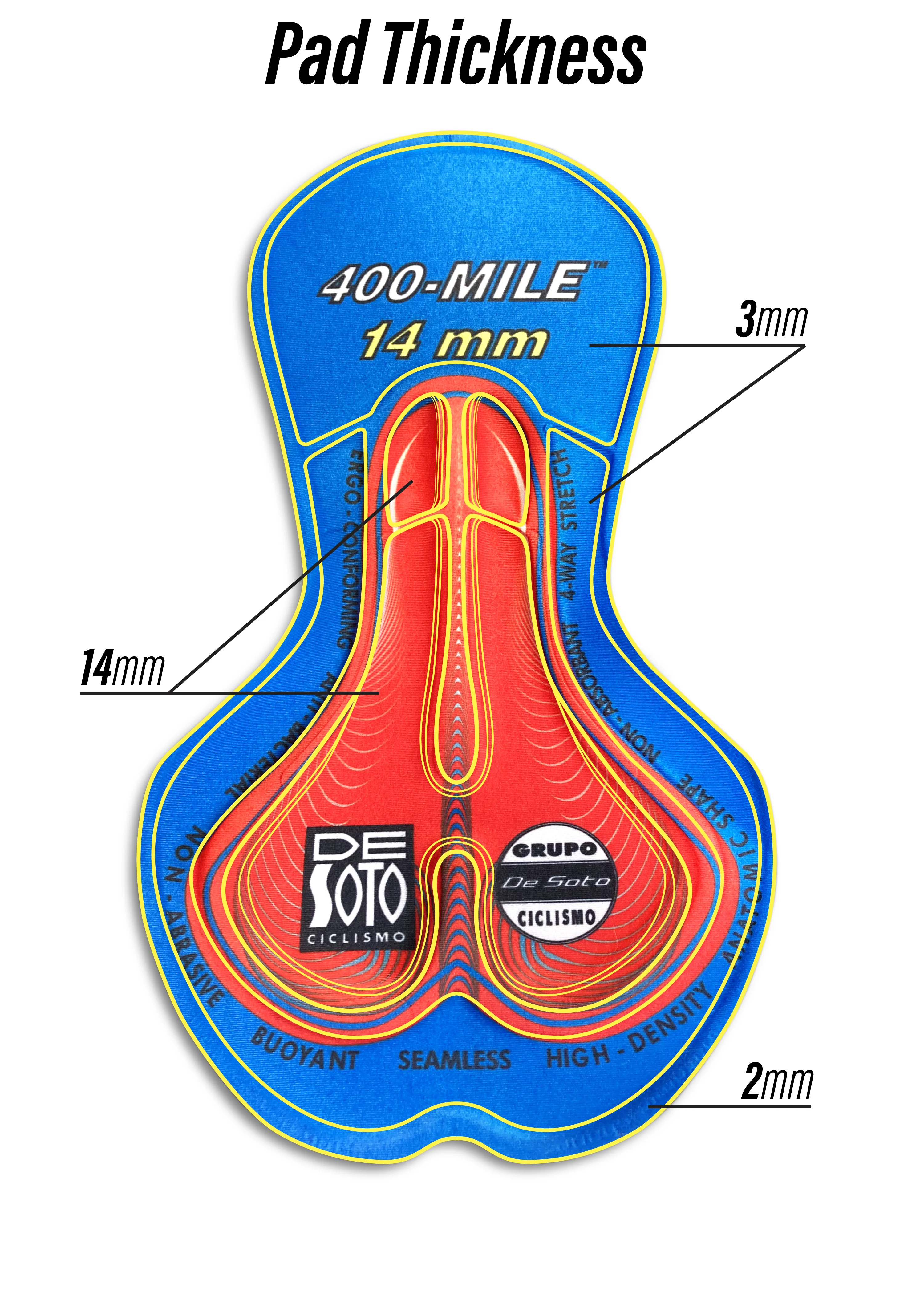 Men's 400-Mile™ Cycling Bib - PCH - Image 17